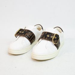 Fendi Pearland White Vitello Sneakers