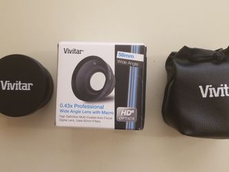 Vivitar .43 Professional Wide Angle Lens with Macro