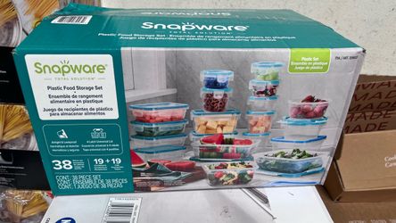 Snapware 38-piece Plastic Food Storage Set