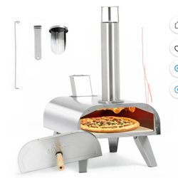 new outdoor 12” pizza pellets oven in box