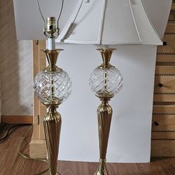 Antique Brass Lamps (set 2)