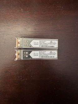 Cisco MA-SFP-10Gb-SX SFP Transceivers – Lot of 2