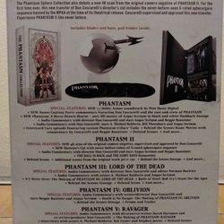 Phantasm Sphere Collection 2019 Blu-Ray 6-Disc Boxset New