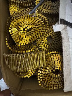Bulk Coil Framing Nails Gold Finish
