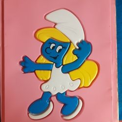 1980's Smurf Plastic Puzzles