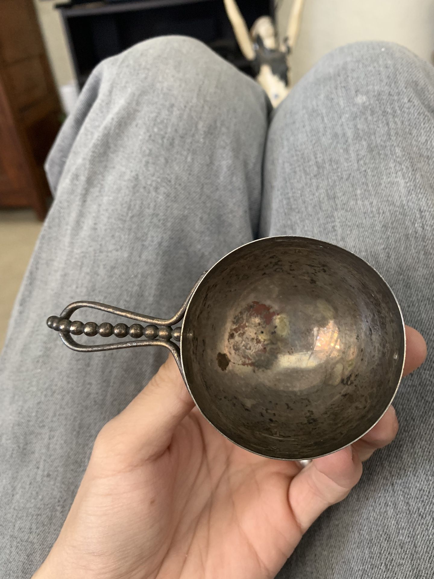 Antique Napier Silver Plated Cocktail Measuring Cup / Rollove 