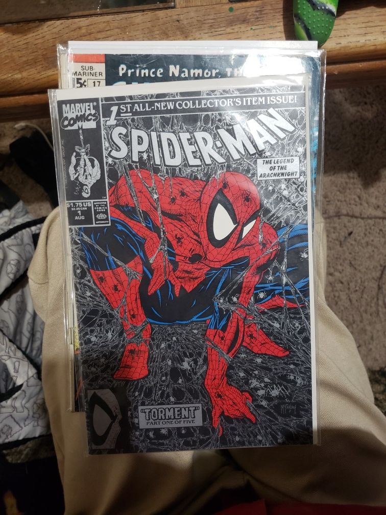 Spiderman Silver webbing "Torment part one of five