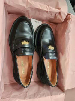 Miu Miu Penny Loafers