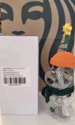 Starbucks Snoopy Glass