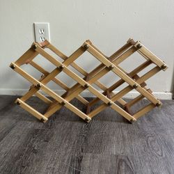 Wood Wine Rack, Two Tone