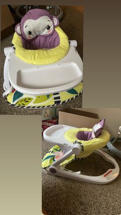 Fisher-Price Sit-Me-Up Floor Seat Monkey