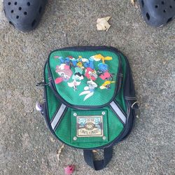 Small Green Blue Looney Tunes Bag