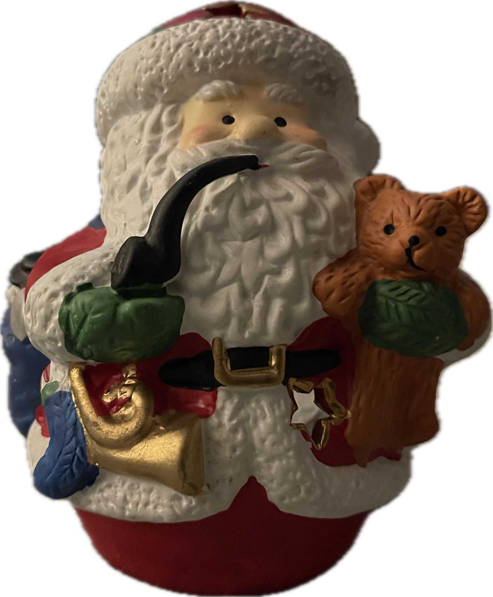 Santa Tea Light Candle Holder