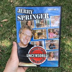 New Jerry Springer Volume 2 Undressed Uncensored Unleashed Rare Video DVD Collection Disc Reality Comedy Adult TV Show Lionsgate 