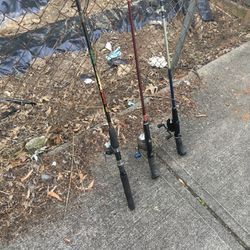 Fishing Rods An. Reels $10 Each 