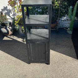 Black Storage Cabinet