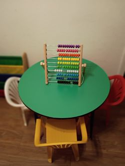 Table And 3 Chairs 