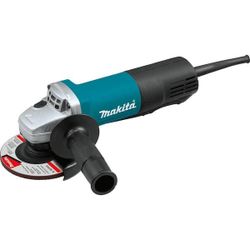 New-7.5 Amp 4-1/2 in. Corded Paddle Switch Angle Grinder