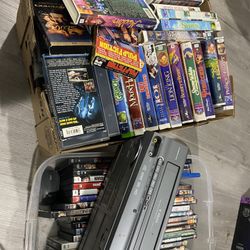 VCR Combo With Movies