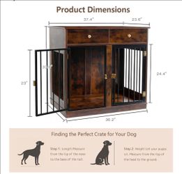NEW,heavy duty Dog house furniture crate,kennel,cage. End Table Style. From medium to large pets