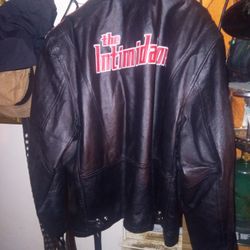 Dale Earnhardt  X L Leather Bomber Jacket Like No