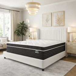 New 10” Full Size Hybrid Memory Foam Mattress