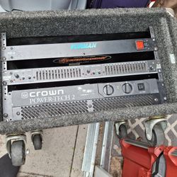 Crown Piwer Amp Furman Conditiner And Equalizer Good For Dj
