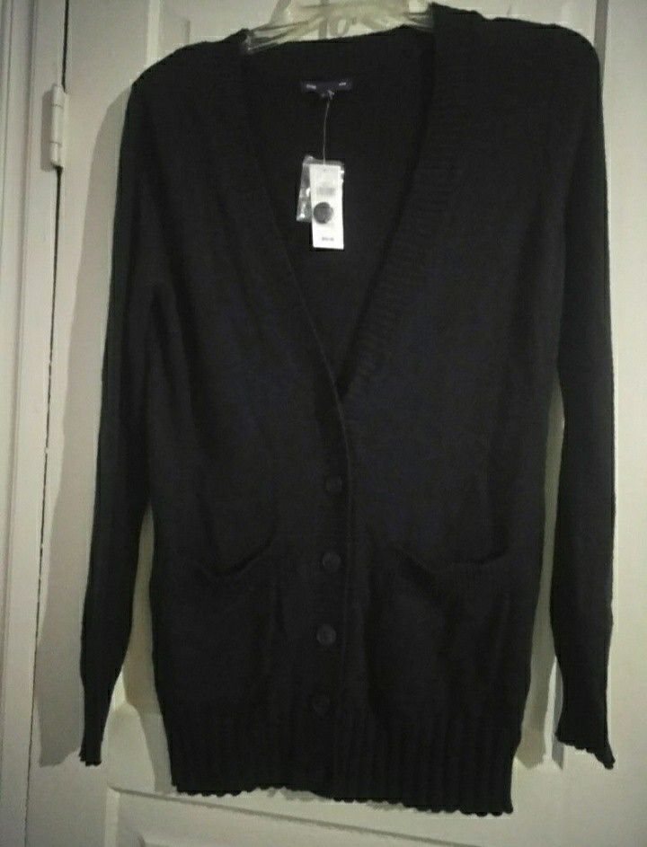 Gap Cardigan Sweater:  Navy Blue Sweaters & Sweatshirts - Size Small