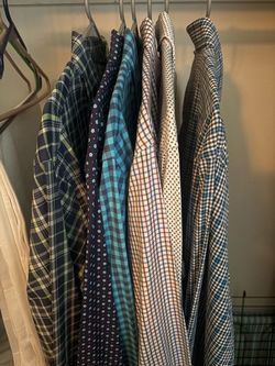 Men’s Peter Millar long sleeve button down shirt