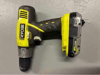 Ryobi drill with battery