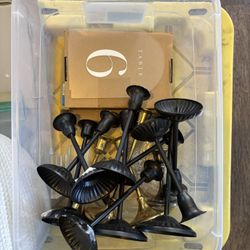 Black Candle Holders Wedding Table Numbers