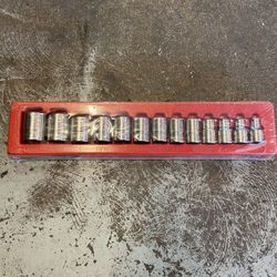 Snap On 13-Piece Shallow Standard Socket Set 