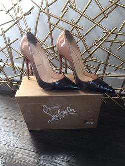 Authentic Christian Louboutin So Kate two tone