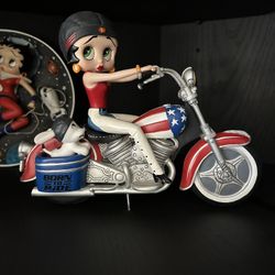 Porcelain Biker Betty Boop