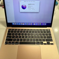 Apple MacBook Air 13” l Gold l 8GB RAM l 256GB SSD l M1 Processor