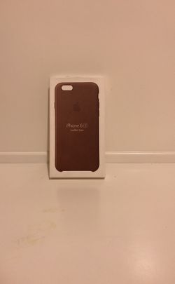 iPhone 6S Leather Case(Brown)