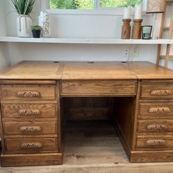 Handcrafted Solid Wood Desk $100 OBO