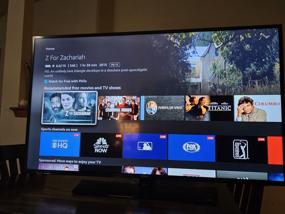 Samsung 48” 4K Smart TV – Great Condition + Remote