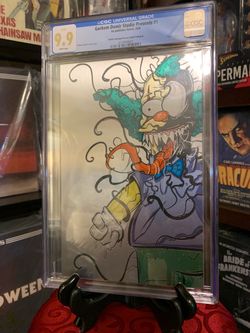 Dr. Flaw Comix Gorkem Demir Exclusive Metal Cover Venomized Krusty CGCgrade 9.9