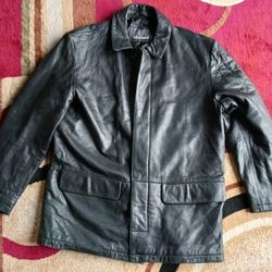 LEATHER JACKET Men's Size XL