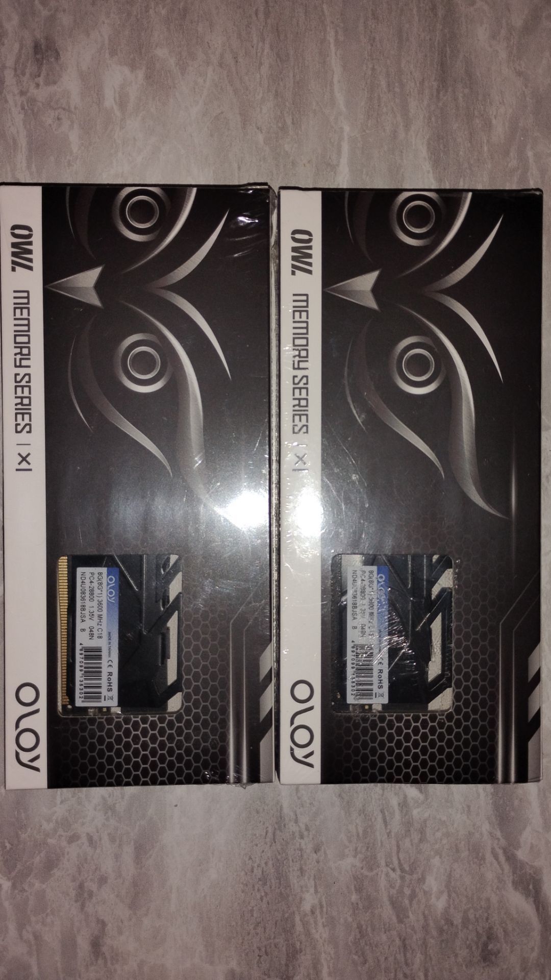 16gb 3600mhz ddr4 cl18 ram brand new