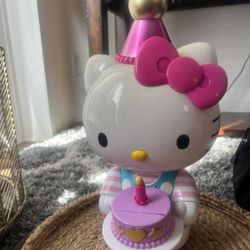 Hello Kitty plastic figurine birthday edition  
