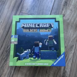 Minecraft Builders & Biomes Strategy Board Game Ravensburger 2019 