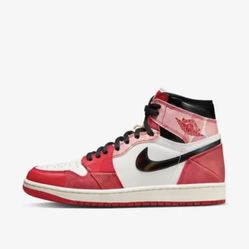 Jordan 1 Spider-Man OG Brand New In Box 7Y Or Womens 8.5 Size
