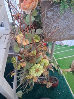 Artificial Floral Arrangement in Basket