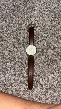 Fossil Grant chronograph watch brown leather