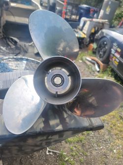 Honda Stainless Steel Boat Propeller/ S 3X15X14R