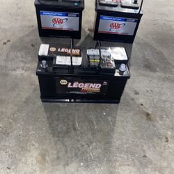 AAA 785 Amp Battery’s. And Premium Napa 1050 Amp Battery 