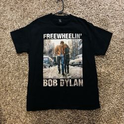 large freewheeling bob dylan t-shirt