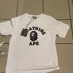 Purple Bape Head Tee 